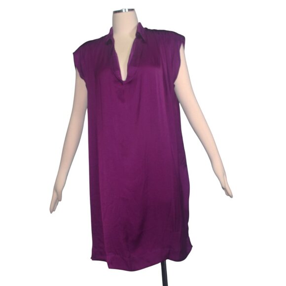 Lanvin 2011 Purple Dress with Sash Belt M - Picture 5 of 9